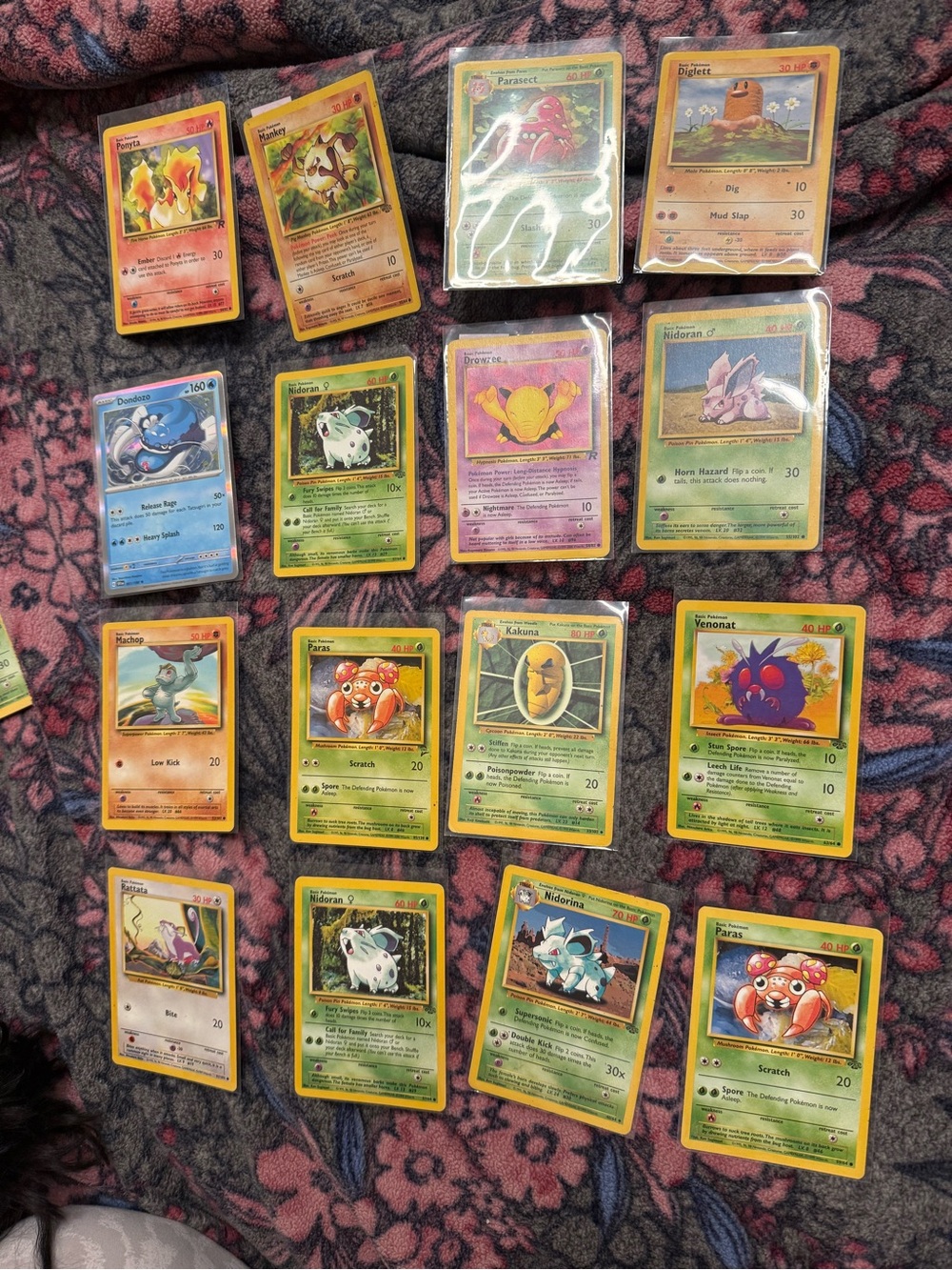 Pokemon Trading Cards - Green and Yellow Assorted Kids Trading Card Lot